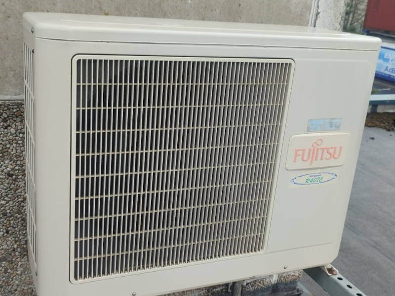 entretien complet climatisation groupe extérieur après nettoyage