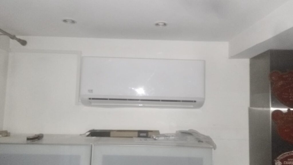 Installation d'une climatisation campin en pevele