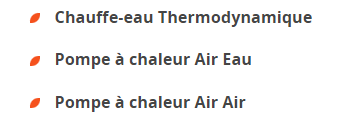 Équipements éligibles CEE Équipements éligibles CEE